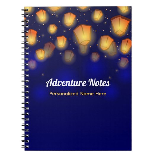 Floating Lantern Vacation Travel Journal (Devant)