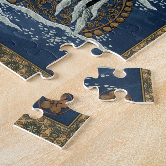 Floating Life: Haan en Hen in het Zee Legpuzzel (Zijkant)