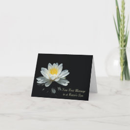Floating Lotus Flower Note Cards Kaart