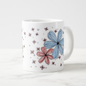 Floating Petals – Full Color Mug (Devant droit)