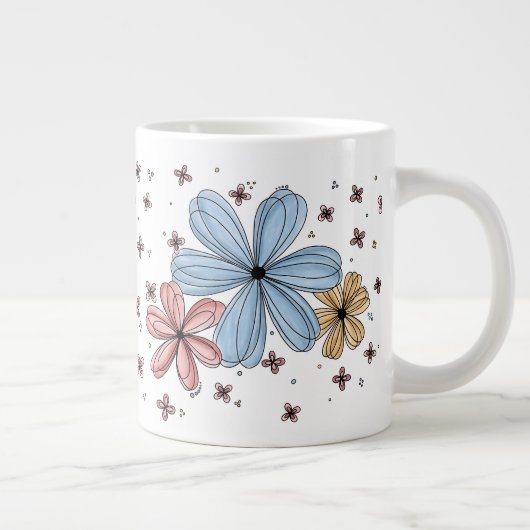 Floating Petals – Full Color Mug (Droite)