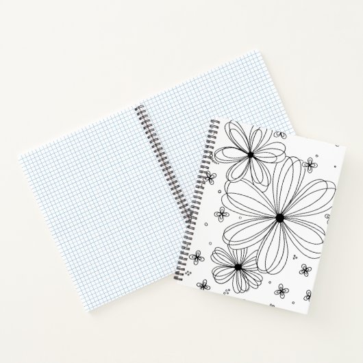 Floating Petals – Spiral Notebook  Notitieboek (Binnen)