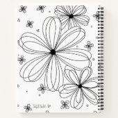 Floating Petals – Spiral Notebook  Notitieboek (Achterkant)