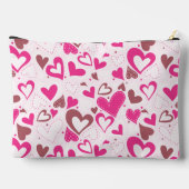 Floating Pink Love Hearts Etui (Achterkant)
