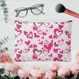 Floating Pink Love Hearts Etui