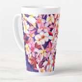 Floating Plumeria Latte Mok (Linkerhoek)