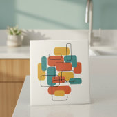 Floating Rectangles Abstract MCM #5 ID1224 Tegeltje