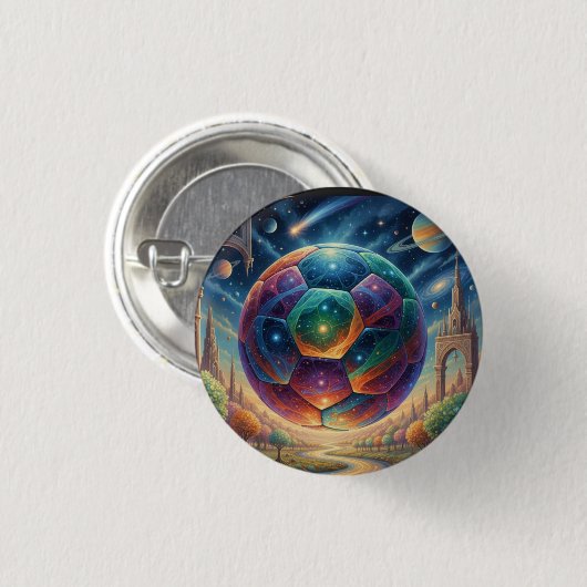 Floating Sphere of Light Ronde Button 3,2 Cm (Voorkant /achterkant)