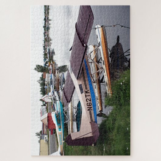 Floatvliegtuigen, Lake Hood, Anchorage, Alaska, Ve Legpuzzel (Verticaal)