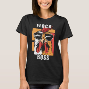 Flock Boss flock Boss Huhn Love Roosters 2 T-shirt