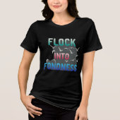 Flock in Fondness Tri-Blend Shirt (Voorkant)