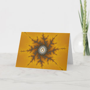 Flocon de glace - carte de Noël de fractale