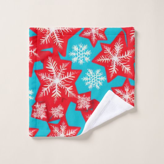 Flocon de neige (Gant de toilette)