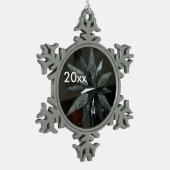 Flocon De Neige Argent cristal Star Snowflake Ornement (Gauche)