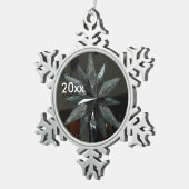 Flocon De Neige Argent cristal Star Snowflake Ornement (Vue impression)