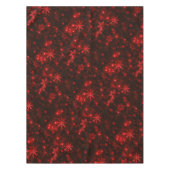 Flocon de neige avec nappe Arrière - plan rouge (Devant)