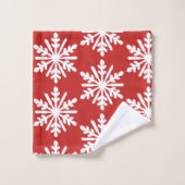 Flocon de neige blanc (Gant de toilette)