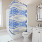 Flocon de neige blanc Icy Rideau de douche d'hiver (En situation)