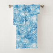 Flocon de neige bleu (En situation)