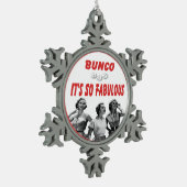 Flocon De Neige Bunco C'est tellement fabuleux ornement (Gauche)