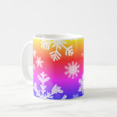 Flocon de neige classique Mug de voyage, 11 oz (Devant gauche)