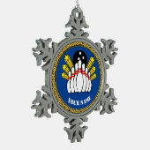 Flocon De Neige COOL ! Ornement - Bowling - Custom Bowler - Ajoute (Gauche)