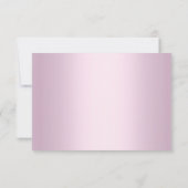 Flocon de neige cristal rose RSVP Hiver (Dos)