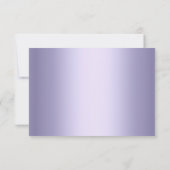 Flocon de Neige Cristal Violet RSVP Hiver (Dos)