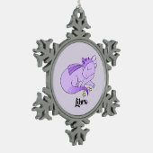 Flocon De Neige Cute Libra Dragon design zodiac ornement (Gauche)