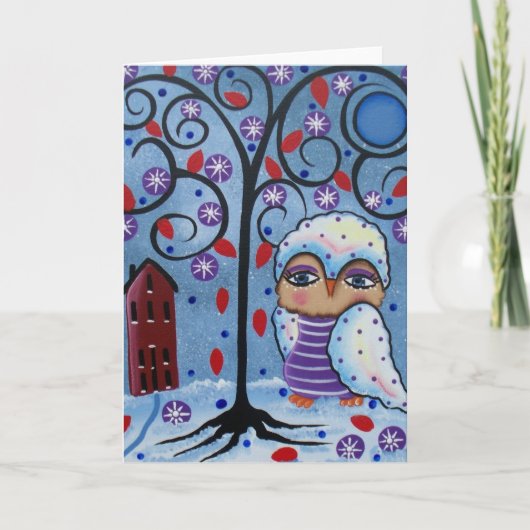 Flocon de neige d'ART POPULAIRE PAR la carte de (Devant)