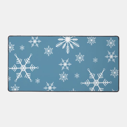 Flocon de neige de Noël en bleu (Recto)