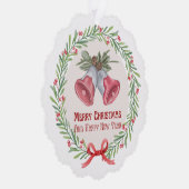 Flocon de neige de Noël, ornement en papier (Droite)