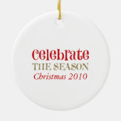 Flocon de neige décoratif ornements de Noël (Dos)