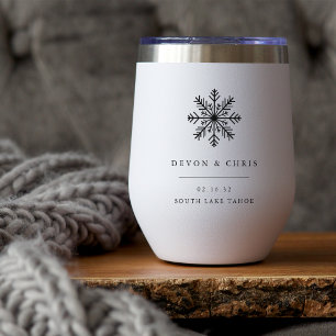 Flocon de neige d'hiver Destination Mariage Faveur