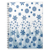 Flocon de neige du Carnet Spiral de Noël (Devant)