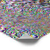 Flocon de neige en affiche de lavande (Coin)