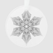 Flocon de neige en cristal - (devant)