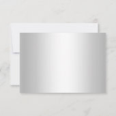 Flocon de neige en cristal Argent RSVP Hiver (Dos)