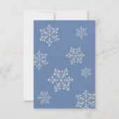 Flocon de neige en cristal d'hiver RSVP (Dos)