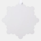 Flocon de neige en papier ornement Saint-Nicolas e (Verso)