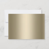 Flocon de neige et Baptême d'or croisé RSVP (Dos)