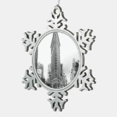 Flocon De Neige Flatiron Building Noël Ornement (Vue impression)