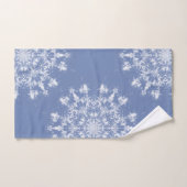 Flocon de neige fractionné en dentelle Abstraite s (Serviette à main)