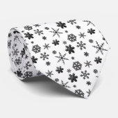 Flocon de neige géométrique 2 Cravates - Licorice (Roulé)