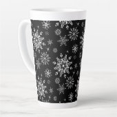 Flocon de neige Latte Mug (Angle gauche)