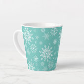 Flocon de neige Latte Mug (Angle gauche)