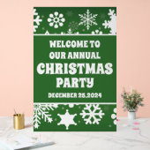 Flocon de neige moderne Bienvenue à la fête de Noë (Mariage)