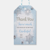 Flocon de neige modifiable Favoriser les étiquette (Devant)