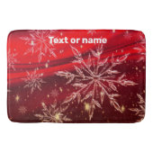 Flocon de neige Noël Cuisine Bain Tapis Mat Accuei (Devant)