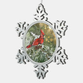 Flocon De Neige Ornement cardinal (Vue impression)